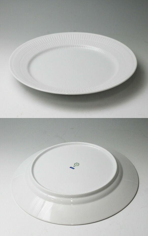ロイヤルコペンハーゲン（Royal Copenhagen） ホワイトフルーテッド プレイン/White Fluted Plain 2408 627 プレート 27cm