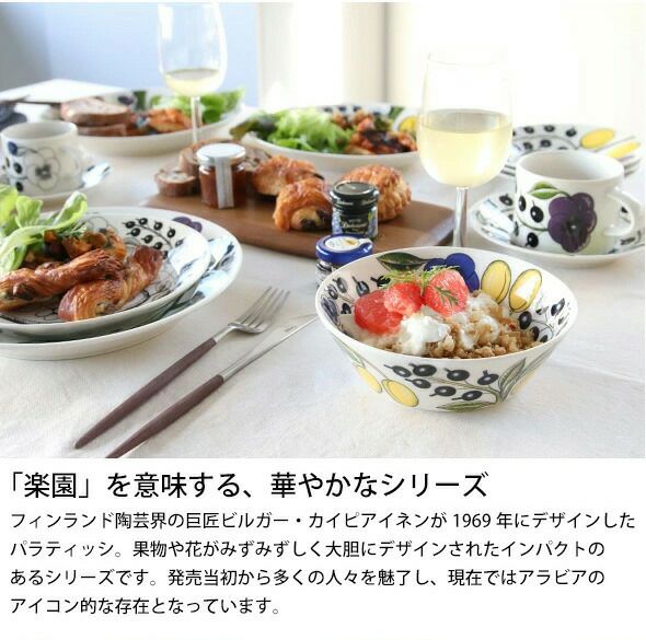 アラビア（ARABIA） パラティッシ/Paratiisi ボウル 13cm