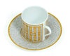 ★★★箱だけ難あり★★★ エルメス（HERMES） モザイク/Mosaique au 24 コーヒーカップ&ソーサー ペア [hr]