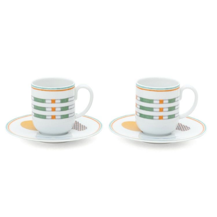 エルメス（HERMES） ソー・エルメス/SAUT HERMES コーヒーカップ＆ソーサー 100ml ペア