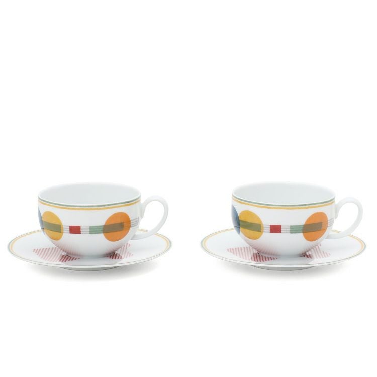 エルメス（HERMES） ソー・エルメス/SAUT HERMES ティーカップ＆ソーサー 200ml ペア
