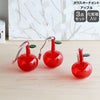 イッタラ（iittala） キュリアス マインド オブ オイバ トイッカ/OTC オーナメント ガラス アップル 3個セット 60mm レッド