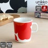 マリメッコ（marimekko） イソ ウニッコ/ISO UNIKKO マグカップ 250ml ホワイト/レッド
