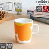 マリメッコ（marimekko） イソ ウニッコ/ISO UNIKKO マグカップ 250ml ホワイト/オレンジ/イエロー