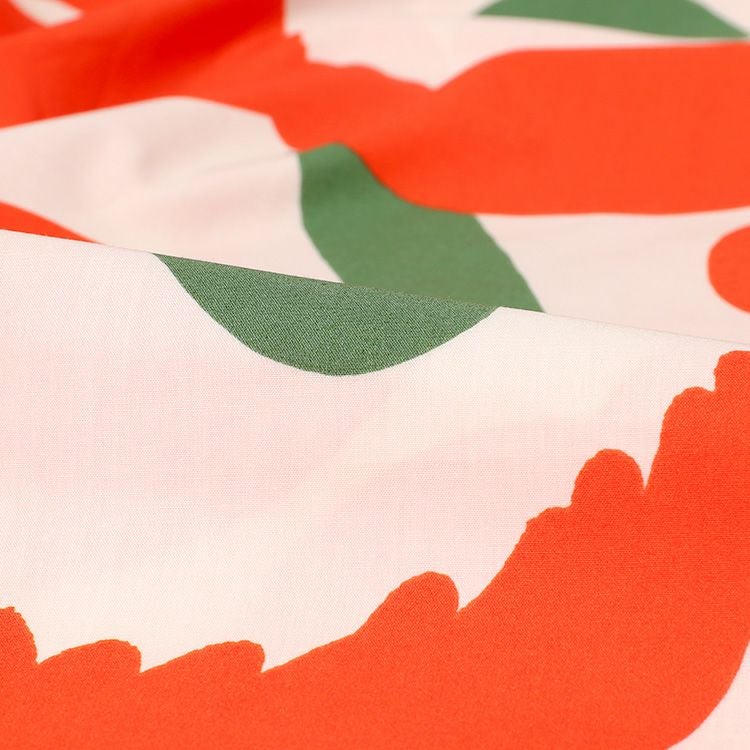 マリメッコ（marimekko） ウニッコ/UNIKKO 布団カバー シングル オフホワイト/オレンジ/グリーン