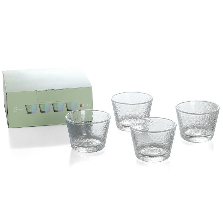 イッタラ（iittala） ツンドラ/Tundra タンブラー 160ml 4点セット クリア