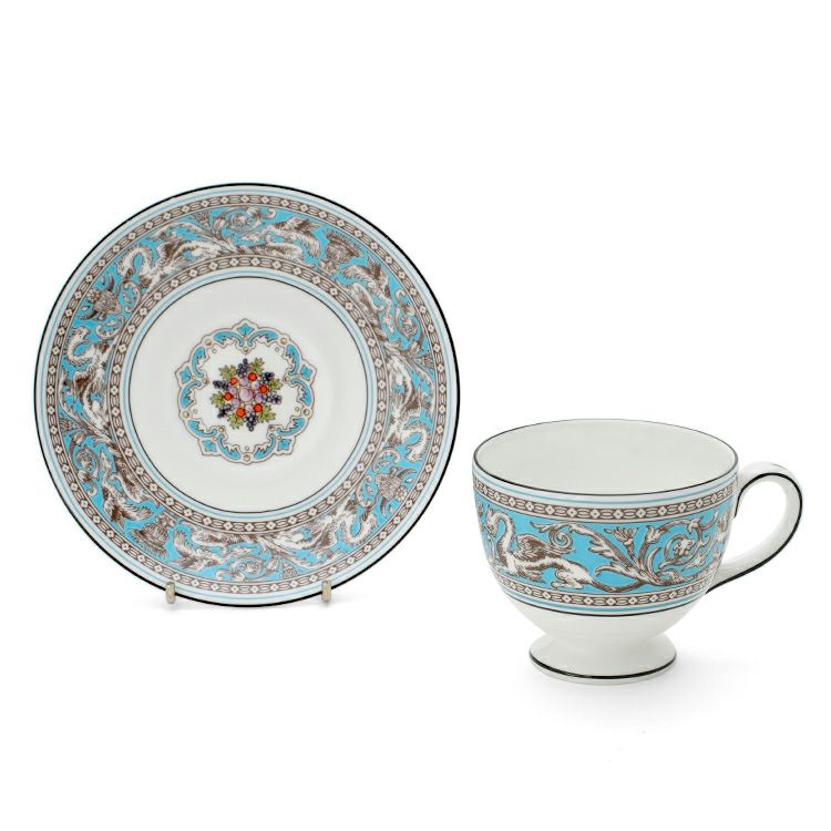 ウェッジウッド（WEDGWOOD） フロレンティーン/Florentine ティー&コーヒー(兼用)カップ&ソーサー リー