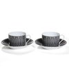 ★★★箱だけ難あり★★★ エルメス（HERMES） アッシュデコ/H Deco ブレックファスト カップ＆ソーサー ペア [hr]
